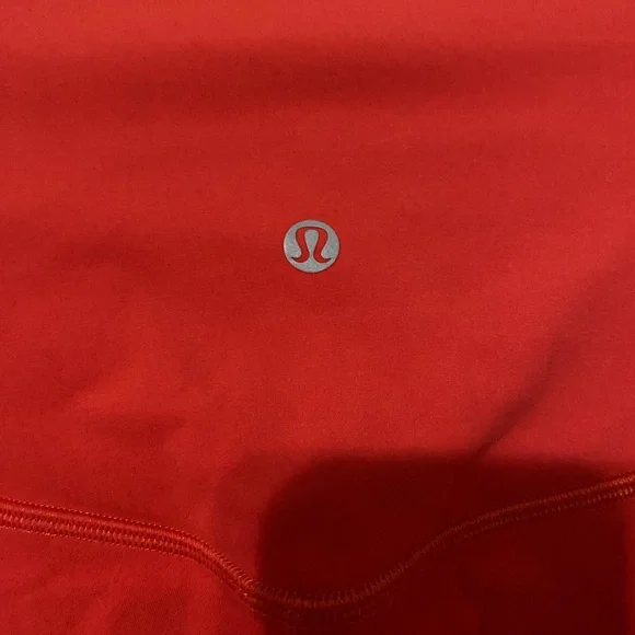 Red Lululemon Align Leggings - Picture 5 of 6